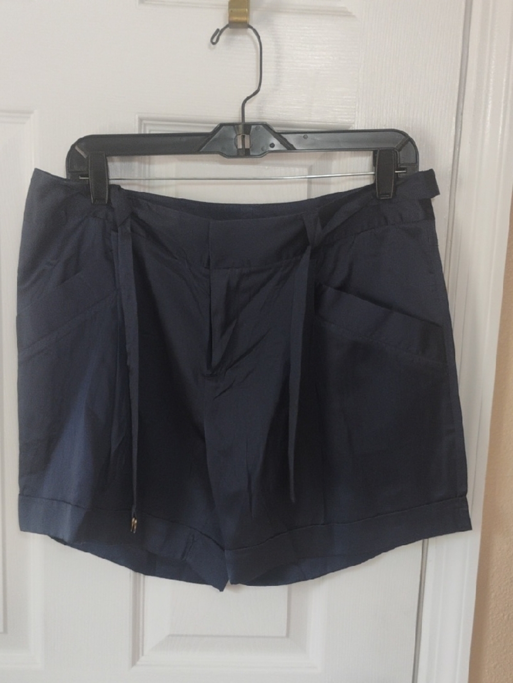 Express Silk/Cotton Bermuda Shirt W/Belt Size 8 Very Cute 🥰